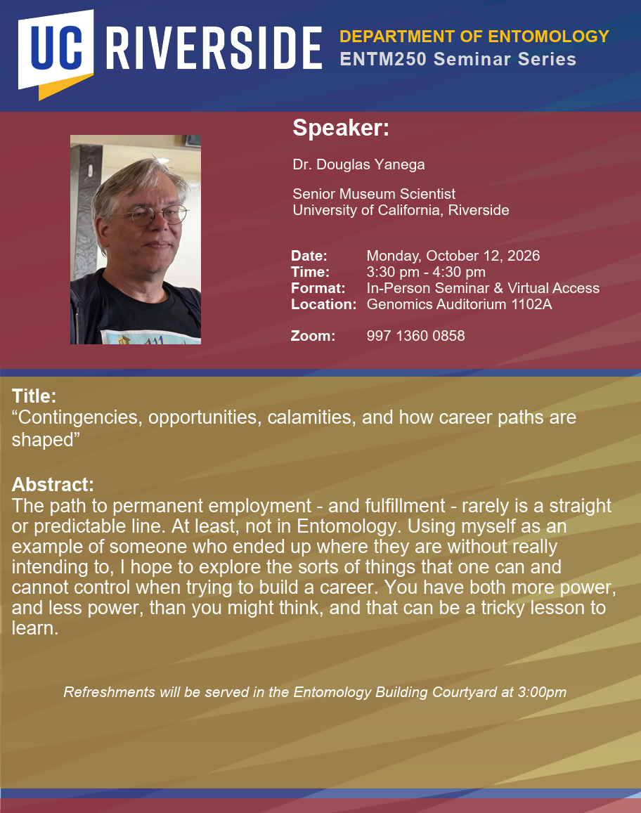 Doug Yanega Flyer